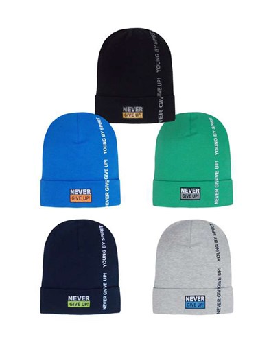 .AJS шапка 46-211 двойной трикотаж (р. 48-50, 52-54) ч/з 46-211