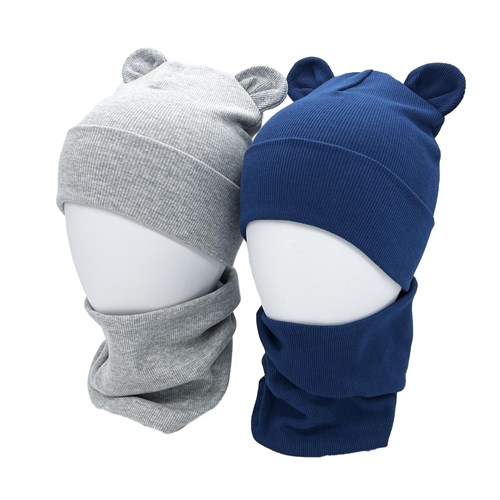 NEO комплект: шапка +снуд  двойной  трикотаж (р.48-50) ЧЗ 13985-Л