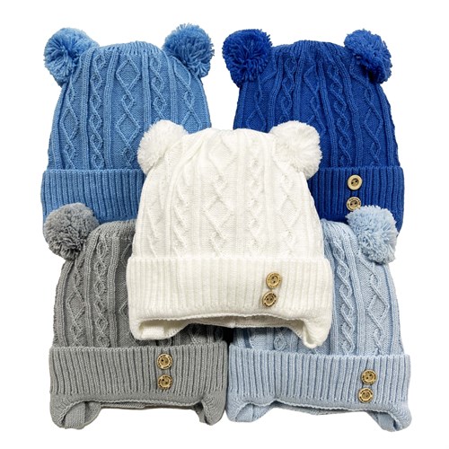 Milli шапка Пуговка, подклад хлопок (р.36-38) 14409