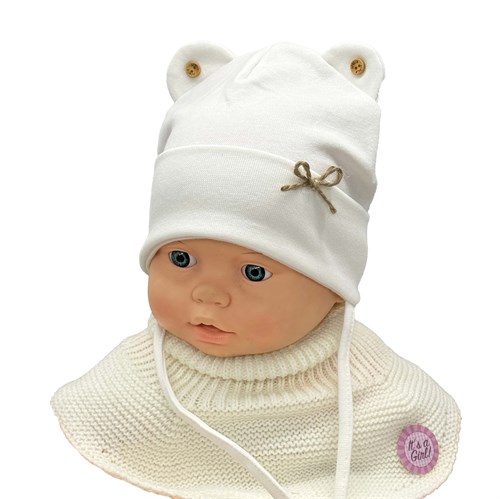 NEO шапка  для девочки, одинарный трикотаж (р.42-44) 15134-Л