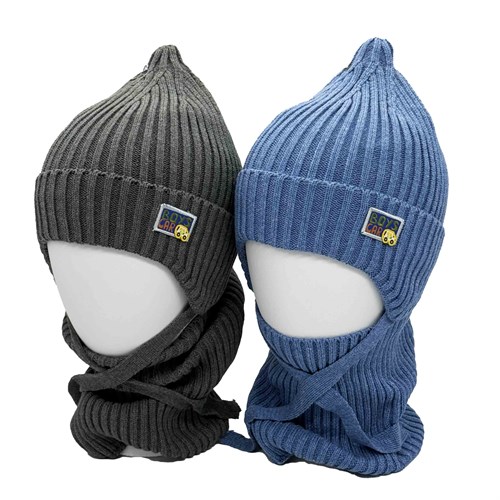 Amali комплект BoyS Car, шапка +снуд (р.48-50) хаки, ч/з 15256-И - фото 48715