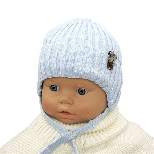 Milli шапка для мальчика, подклад хлопок (р.36-38) Самолег ЧЗ 15844-Л