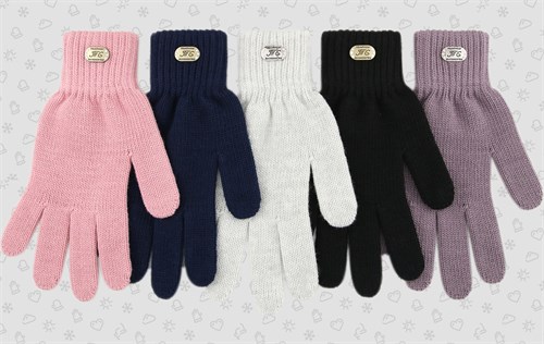 Теплыши перчатки TGg-034 одинарная вязка (р.17/14-16 лет) TGg-034