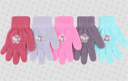 Теплыши перчатки TGg-106 одинарная вязка (р.13/3-4 года) TGg-106