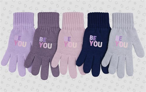 Теплыши перчатки TGg-111 одинарная вязка (размер15/7-9лет) ч/з TGg-111