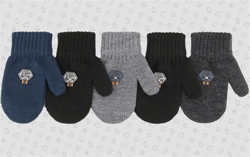 Теплыши варежки TMm-133 одинарная вязка (р.14/5-6 лет) TMm-133