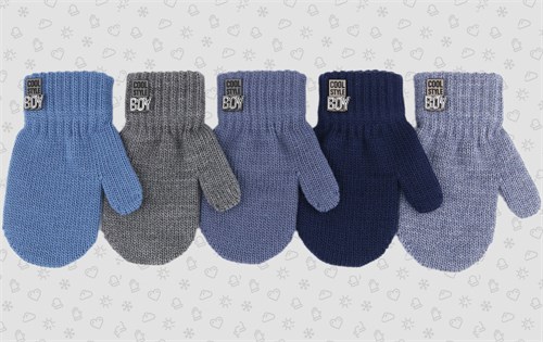 Теплыши варежки TMm-144 одинарная вязка (размер 13) TMm-144