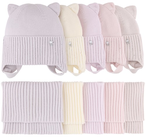 Поляярик комплект М-07-10 шапка подклад флис+ снуд (р.48-50) М-07-10