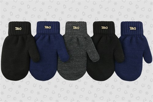 Теплыши варежки TMm-929 двойная вязка (размер 16) TMm-929