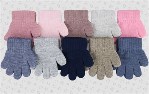 Теплыши перчатки TGx-011 одинарная вязка (р.12/1-2 года) М TGx-011