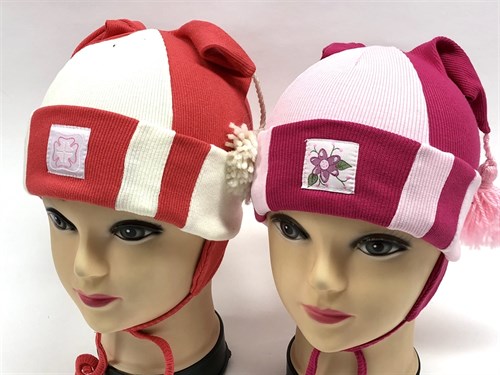 Boys Girls шапка одинарный трикотаж (кисточки)(р.46-48) 4277 - фото 9209