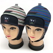 ambra шапка двойной трикотаж с завязками(р.48-50) 08029