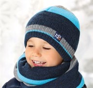 .AJS комплект 38-541 шапка,подклад хлопок+снуд (восьмеркой) (р.52-54) цвет I (см.фото2), ч/з 38-541