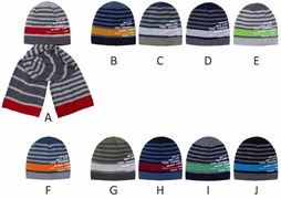 .AJS комплект 38-521 шапка для мальчика +шарф подклад флис (р.52-54) цвет B 38-521