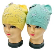 Madlen шапка одинарная вязка (р.48-50) 5748