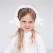 Меховые наушники с ушками Заяц (one size) 10592