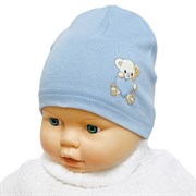 Milli шапка Мишка  одинарный трикотаж (р.38-40) 10346-Л