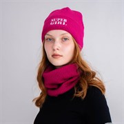 Grans комплект BM 66 P шапка вязаная, подклад флис +снуд (р.54-56) BM 66 P