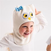 Milli шлем модель Сова, на хлопке (на 1,2,4,6лет) демисезонный Сова-д/с