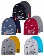 .AJS шапка 44-241 двухсторонний трикотаж (р. 48-50, 52-54) М 44-241