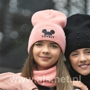 .AJS комплект 44-508  шапка +снуд двойная вязка (р.52-56) ч/з 44-508