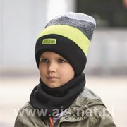 .AJS шапка 44-525 двойная вязка (р.54-56) ч/з 44-525
