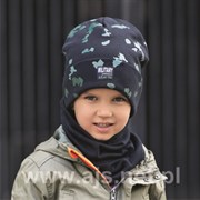 .AJS шапка 44-518 двойной плотный трикотаж (р.54-56) ч/з 44-518