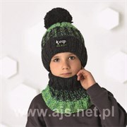 .AJS комплект 44-515 шапка на флисе+снуд (р.52-54) ч/з 44-515