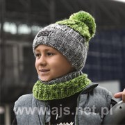 .AJS комплект 44-571 шапка на флисе+снуд (р.52-54) ч/з 44-571