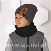 .AJS шапка 44-559  двухсторонняя, вязаная (р.54-58) ч/з 44-559