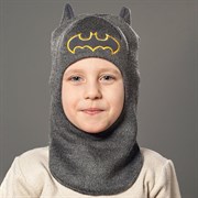Milli шлем модель Летучая Мышь, на хлопке (на 1,2,4,6,8 лет) демисезонный ч/з Летучая Мышь-д/с
