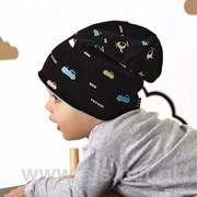 .AJS шапка 46-065 двухсторонняя, трикотажная (р. 44-46, 48-50) ч/з 46-065
