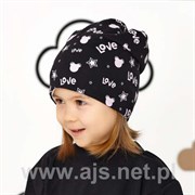 .AJS шапка 46-085 двухсторонняя, трикотажная (р. 48-50, 52-54) ч/з 46-085