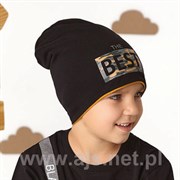 .AJS шапка 46-187 двухсторонняя, трикотажная (р. 48-50, 52-54, 54-56) ч/з 46-187