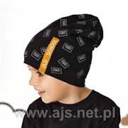 .AJS шапка 46-198 двухсторонняя, трикотажная (р. 48-50, 52-54) ч/з 46-198