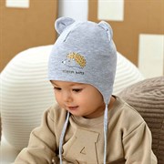.AJS шапка 48-017 двойной трикотаж с завязками (р.36-38, 40-42) ч/з 48-017