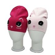 NEO шапка Кис-кис, двойной трикотаж (р.48-52) ч/з 15167-Л