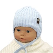 Milli шапка для мальчика, подклад хлопок (р.36-38) Самолег ЧЗ 15844-Л