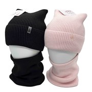 LVG комплект:  шапка на флисе + снуд (р.50-54) 15453-Л