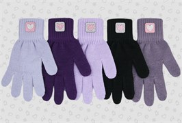 Теплыши перчатки TGg-036 одинарная вязка (р.16/9-10лет) TGg-036