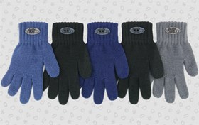 Теплыши перчатки TGm-094 одинарная вязка (размер 14/5-6лет) TGm-094