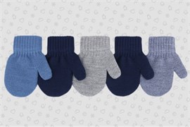 Теплыши варежки TMm-022 одинарная вязка (размер 12,5/2-3года) TMm-022-1