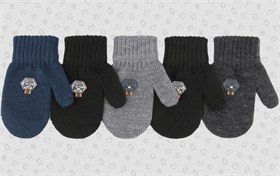 Теплыши варежки TMm-133 одинарная вязка (р.14/5-6 лет) TMm-133