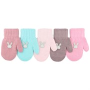 Теплыши варежки TMg-018 двойная вязка (р.12,5/2-3 года) TMg-018