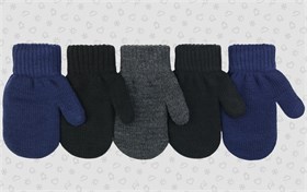 Теплыши варежки TMm-033 двойная вязка (размер 15) TMm-033/1