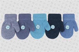 Теплыши варежки TMm-025 двойная вязка (размер 12) TMm-025