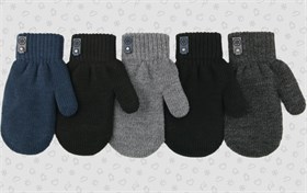 Теплыши варежки TMm-027 двойная вязка (размер 16) TMm-027