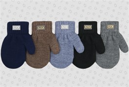 Теплыши варежки TMm-079 двойная вязка (размер 14) TMm-079