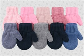 Теплыши варежки TMx-002 двойная вязка (размер 12) TMx-002