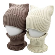 NEO комплект Кошка, шапка на флисе +снуд (р.52-56) 16056-Л